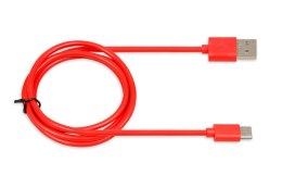 IBOX Kabel USB iBOX IKUMTCR TYP-C, 1m, 3A Czerwony