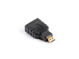 LANBERG Adapter Lanberg AD-0015-BK HDMI-A (F) -> micro HDMI-D (M) czarny