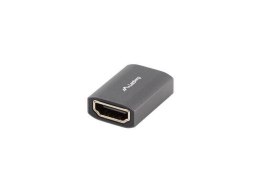 LANBERG Adapter Lanberg HDMI(F)->HDMI(F) 8K beczka srebrna aluminium