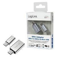 LogiLink Adapter USB-C na USB3.0 i Micro USB AU0040