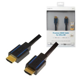 LogiLink Kabel HDMI LogiLink CHB006 Premium Ultra HD 5m