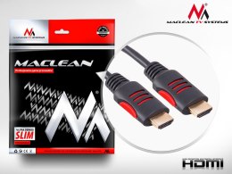 Maclean Kabel HDMI Maclean MCTV-814 HDMI 1.4 (M) - HDMI 1.4 (M) 30AWG z filtrami ferrytowymi czarny 5m