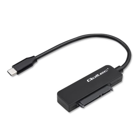 Qoltec Kabel adapter Qoltec SATA | Przejściówka na dysk SSD HDD 2.5" | USB-C | Super speed 5Gb/s | 2TB