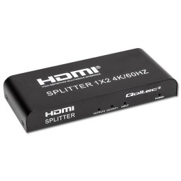 Qoltec Rozdzielacz aktywny Qoltec Splitter 2 x HDMI 4K x 2K | 6Gb/s | 60Hz