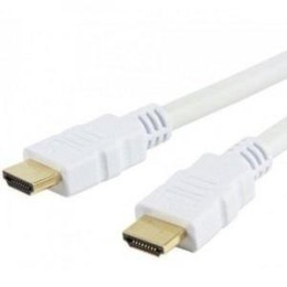 Techly Kabel HDMI-HDMI M/M Ethernet 3D 4K Techly HDMI-4-010WH 1m, biały