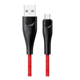 USAMS Kabel USB Usams U41 microUSB 1m czerwony