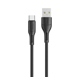USAMS Kabel USB Usams U68 USB-C 1m Fast Charge -czarny