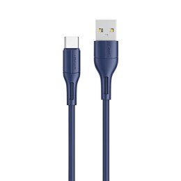 USAMS Kabel USB Usams U68 USB-C 1m Fast Charge -niebieski