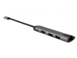 VERBATIM Hub USB Verbatim Multi Port 2x USB 3.0, USB-C 3.1, HDMI 4K, RJ45