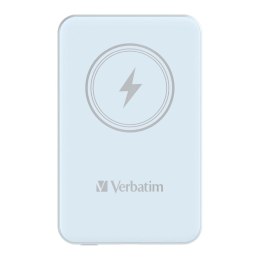 VERBATIM Powerbank Verbatim Charge 'n' Go Magnetic Wireless 5000mAh USB-C PD 3.0 Blue