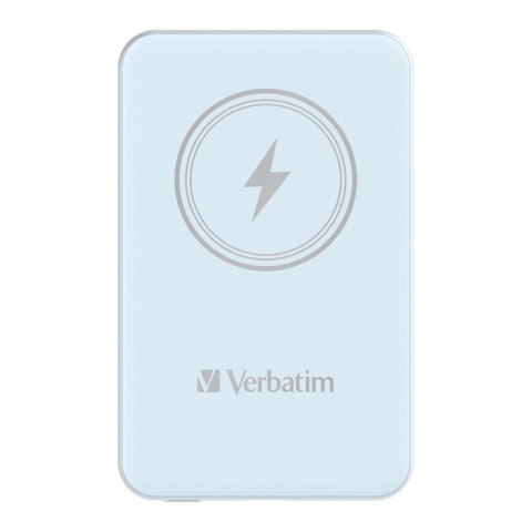 Verbatim Powerbank Verbatim Charge 'n' Go Magnetic Wireless 5000mAh USB-C PD 3.0 Blue