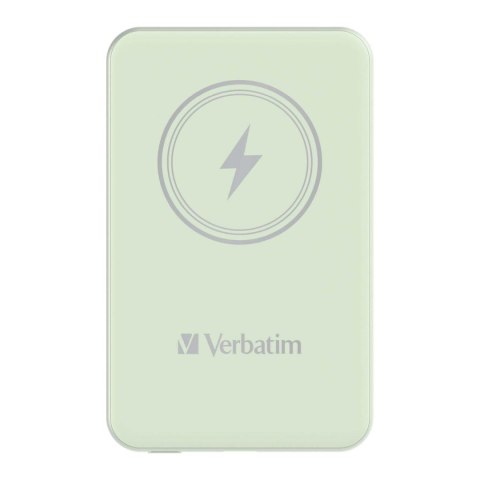 Verbatim Powerbank Verbatim Charge 'n' Go Magnetic Wireless 5000mAh USB-C PD 3.0 Green