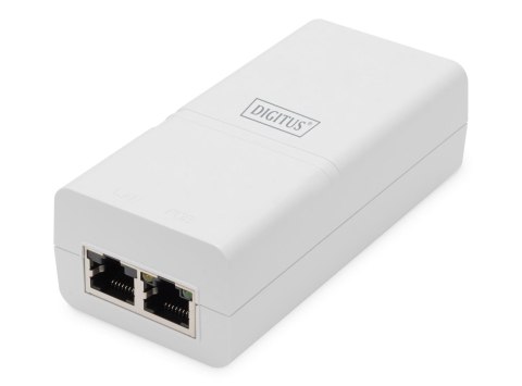 Digitus Zasilacz/Adapter PoE+ DIGITUS 802.3at max. 52V 30W Gigabit aktywny, biały