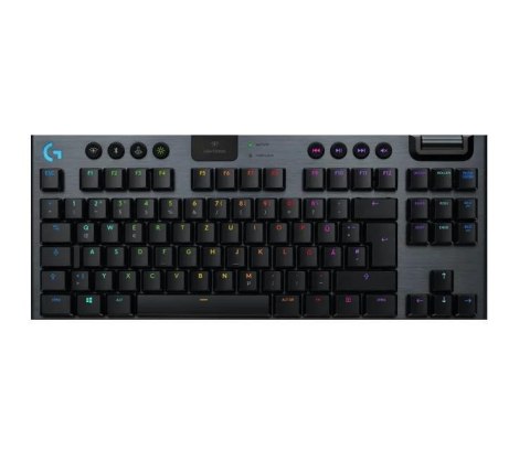 LOGITECH Klawiatura Logitech G915 TKL RGB Mechanical Tactile czarna