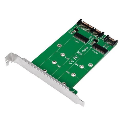 LogiLink Adapter LogiLink PC0086 2x SATA na 2x M.2 SATA SS