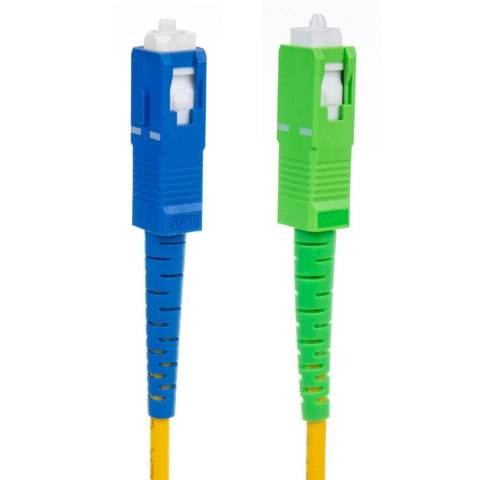 Maclean Patchcord światłowód kabel Maclean, SC/APC-SC/UPC SM 9/125 LSZH, jednomodowy, długość 5m, simplex, G657A2, MCTV-403