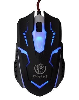 Rebeltec Mysz przewodowa Rebeltec COBRA optyczna Gaming USB czarna