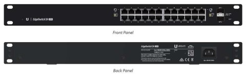 Ubiquiti Networks Inc Switch zarządzalny UBIQUITI EdgeSwitch 24x100/1000 2xSFP PoE+ 250W