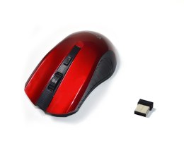 VAKOSS Mysz bezprzewodowa VAKOSS TM-658UR optyczna 4 przyciski 1600dpi czerwona