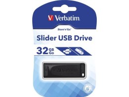 VERBATIM Pendrive Verbatim 32GB Slider USB 2.0