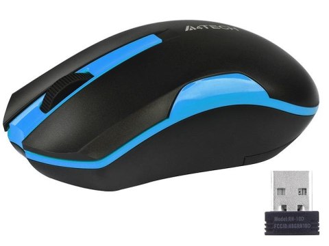 A4TECH Mysz bezprzewodowa A4Tech V-TRACK G3-200N-1 Black+Blue WRLS