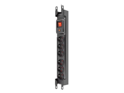 ARMAC Listwa zasilająca Armac Rack 19" M6 5m 6 gniazd czarna