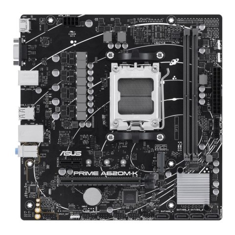 ASUS Płyta Asus PRIME A620M-K /AMD A620/DDR5/SATA3/M.2/USB3.0/PCIe4.0/AM5/mATX