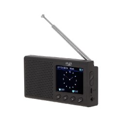 Adler Radio przenośne Adler AD 1198 wyświetlacz LCD, Bluetooth, zegar