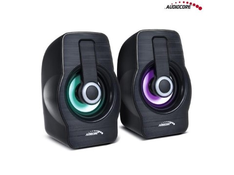 Audiocore Głośniki Audiocore AC855B komputerowe 6W USB czarne