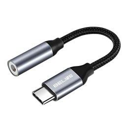 Beline Kabel adapter Beline USB-C/Jack 3,5mm DAC czarny