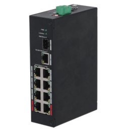 DAHUA Switch niezarządzalny Dahua PFS3110-8ET-96-V2 8x 100Mb/s PoE + 1x 1000Mb/s + 1x SFP 1000Mb/s
