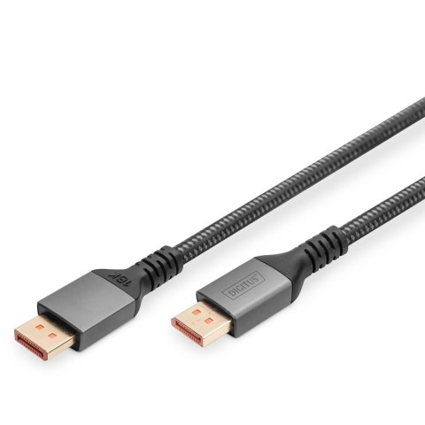 Digitus Kabel połączeniowy DIGITUS PREMIUM DisplayPort 2.1 16K60Hz DP/DP M/M czarny 1m