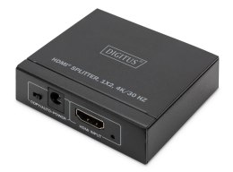 Digitus Rozdzielacz/Splitter HDMI DIGITUS 2-portowy 4K/30Hz EDID HDCP1.4