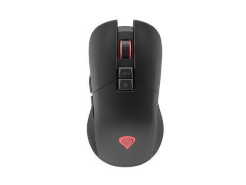 Genesis Mysz bezprzewodowa Genesis Zircon 330 optyczna Gaming 3600DPI czarno-czerwona