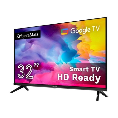 Kruger&Matz Telewizor Kruger&Matz 32" HD Google TV, DVB-T2/S2/T/C H.265 HEVC