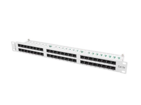 LANBERG Patch panel Lanberg PPU5-1048-S 48 port 1U kat.5e szary