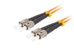 LANBERG Patchcord światłowodowy Lanberg MM ST/UPC-ST/UPC DUPLEX 3.0MM OM2 50/125 LSZH 10m pomarańczowy