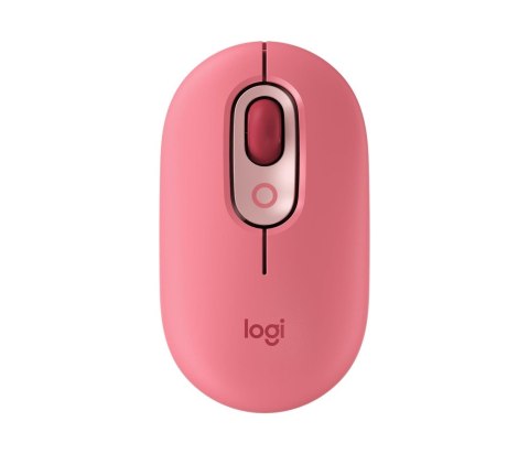 LOGITECH Mysz bezprzewodowa Logitech Pop Mouse Coral Rose optyczna