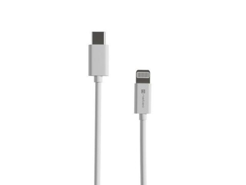 Natec Kabel Natec Prati Lightning / iPhone -> USB-C 2m MFI Biały