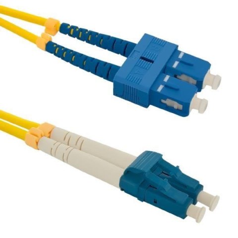 Qoltec Patchcord Światłowodowy Qoltec SC/UPC-LC/UPC SM 9/125 G652D 2m