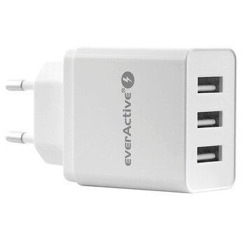 Everactive Ładowarka sieciowa everActive SC-300 3xUSB 3,4A