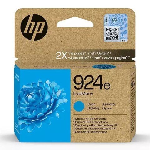 HP Tusz HP 924e Cyan EvoMore