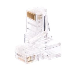 NETRACK Wtyk RJ45 8p8c UTP drut, kat. 5e (100 szt) Netrack