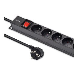 Qoltec Listwa zasilająca Qoltec PDU do RACK | 16A | 16 x FRENCH | Pionowa | 1.8m