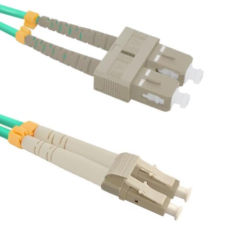 Qoltec Patchcord Światłowodowy Qoltec LC/UPC-SC/UPC MM 50/125 OM4 5m