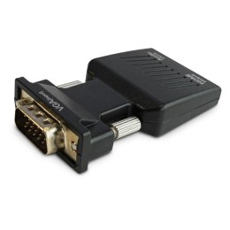 SAVIO Konwerter VGA do HDMI, Audio, Full HD SAVIO CL-145 VGA (M) + minijack (F) - HDMI FULL HD/1080p 60Hz