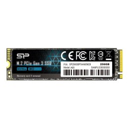 Silicon Power Dysk SSD Silicon Power A60 256GB PCIe Gen3x4 NVMe (2200/1600 MB/s) 2280 BULK