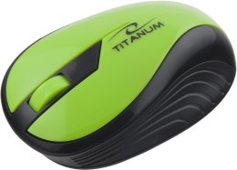 Titanum Mysz bezprzewodowa Titanum RAINBOW TM114G optyczna zielona