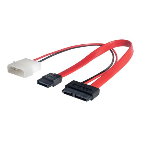 AKYGA Kabel Slim SATA/SATA/MOLEX Akyga AK-CA-45 0,2m