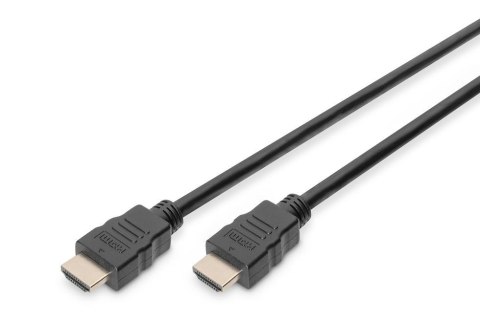 Digitus Kabel DIGITUS połączeniowy HDMI 2.0 Premium High Speed Ethernet 4K60Hz UHD HDMI A/HDMI A M/M czarny 1m